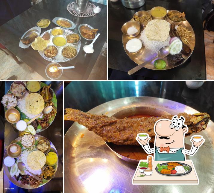 Food at Rajlakshmi Hindu Hotel