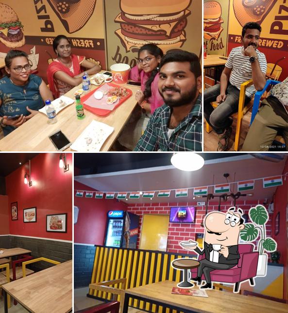 Check out how Crispy's CFC fried chicken&cafe Payakaraopeta looks inside