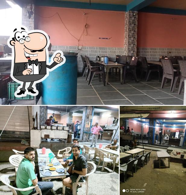 The interior of Hotel Mamta Dhaba