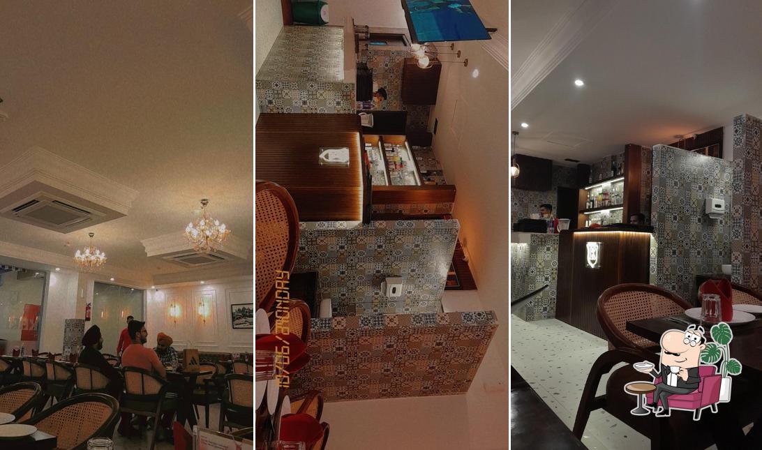 The interior of Karim's Jalandhar