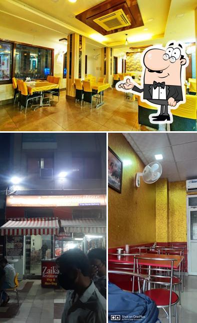 The interior of ZAIKA MURADABADI CHICKEN RESTAURANT