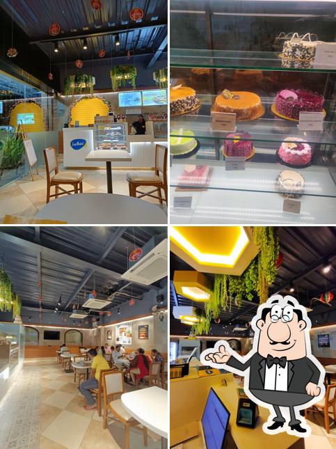 The interior of Just bake
