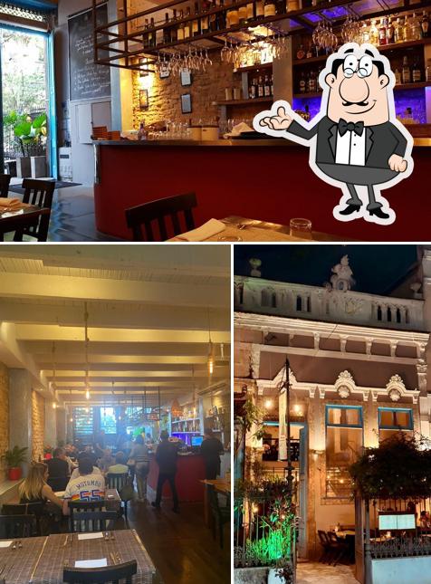 O interior do La Villa