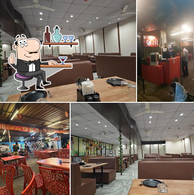 The interior of Pramukh Restaurant