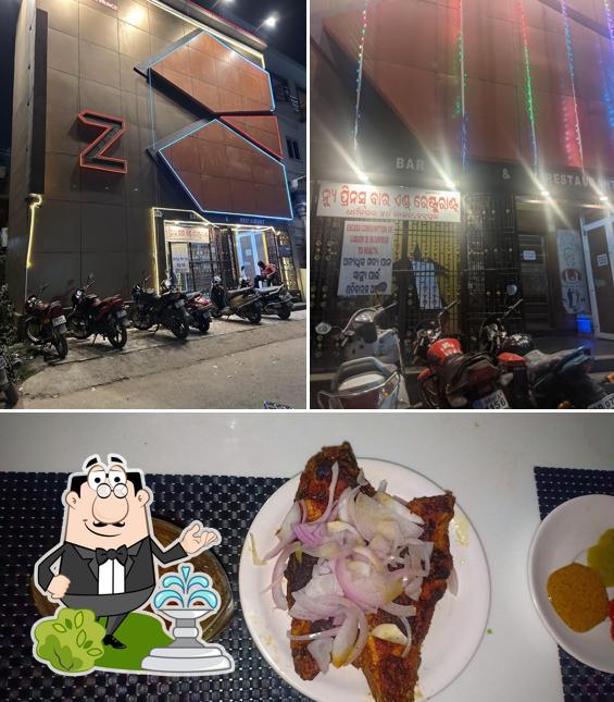 Among different things one can find exterior and food at New Prince Bar & Restaurant