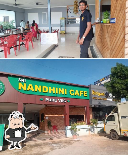 The interior of Sri Nandhini cafe Tada