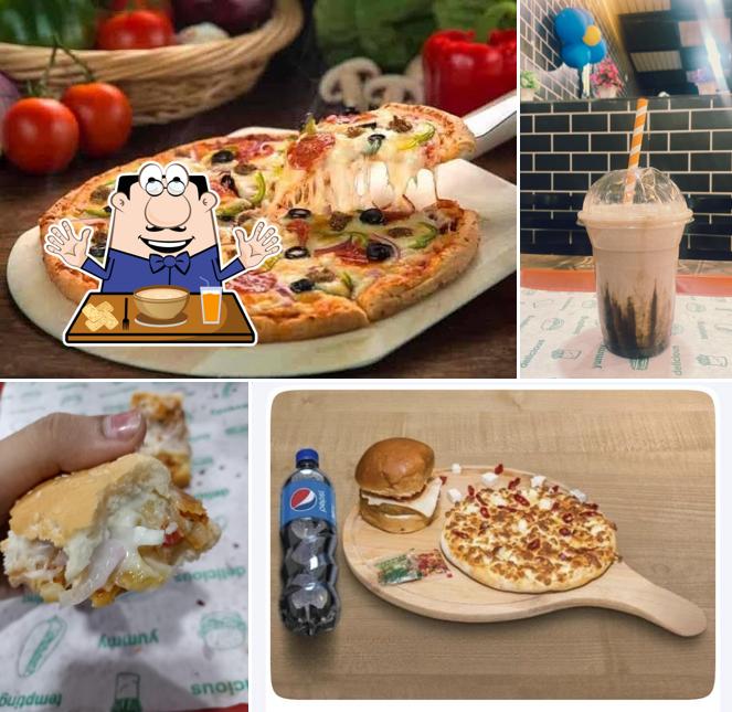 Food at Rockers Pizza Bhopura