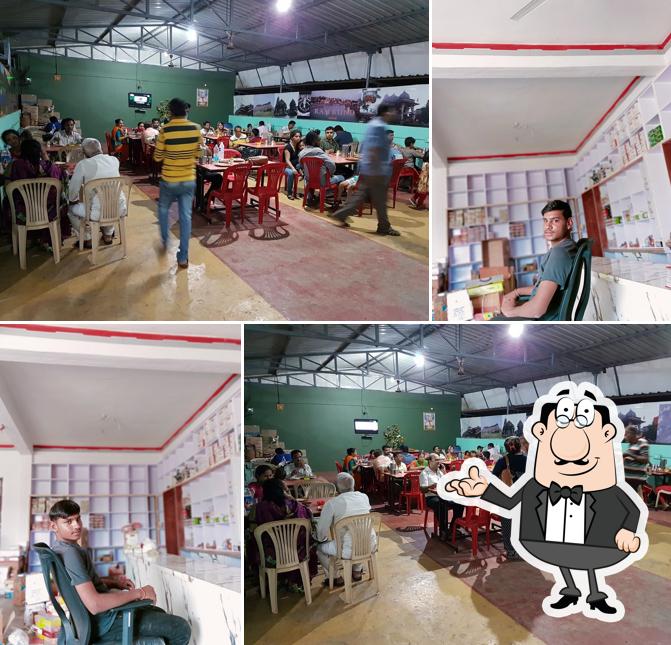 The interior of Hotel Shree Krishna