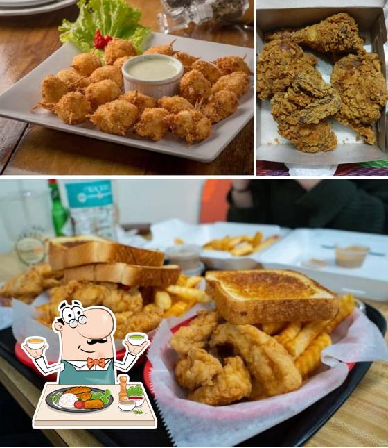 Hot Kolkata fried chicken is distinguished by food and beverage