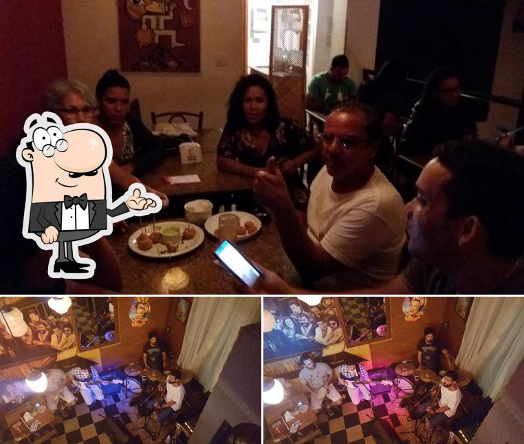 O interior do Casa de Bamba