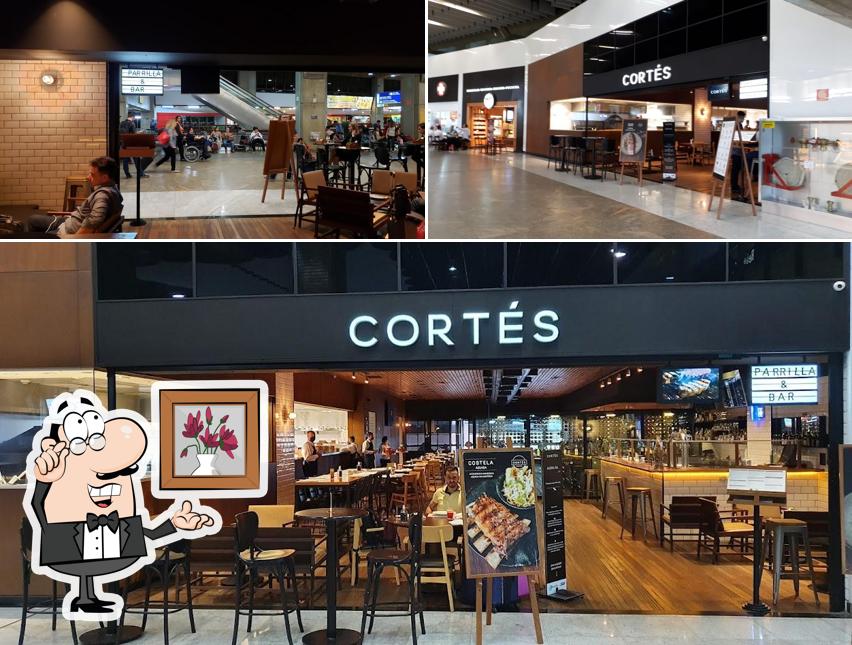 O interior do Cortés Asador