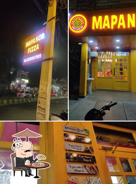 This is the photo depicting exterior and food at Mapango Pizza Meerut