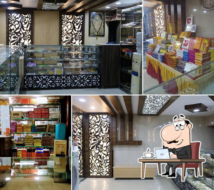 The interior of Sri Rami Reddy Pure Ghee Sweets