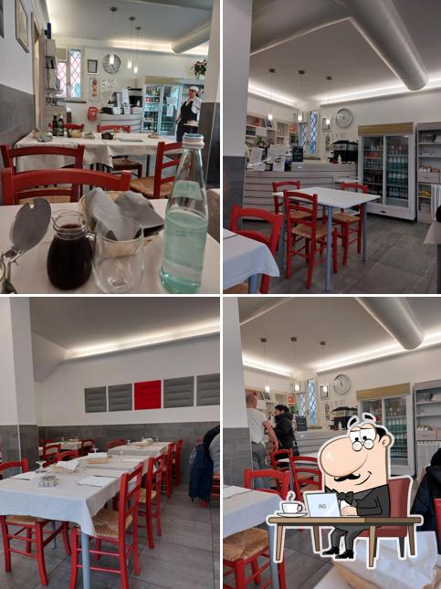 Gli interni di Trattoria Casali