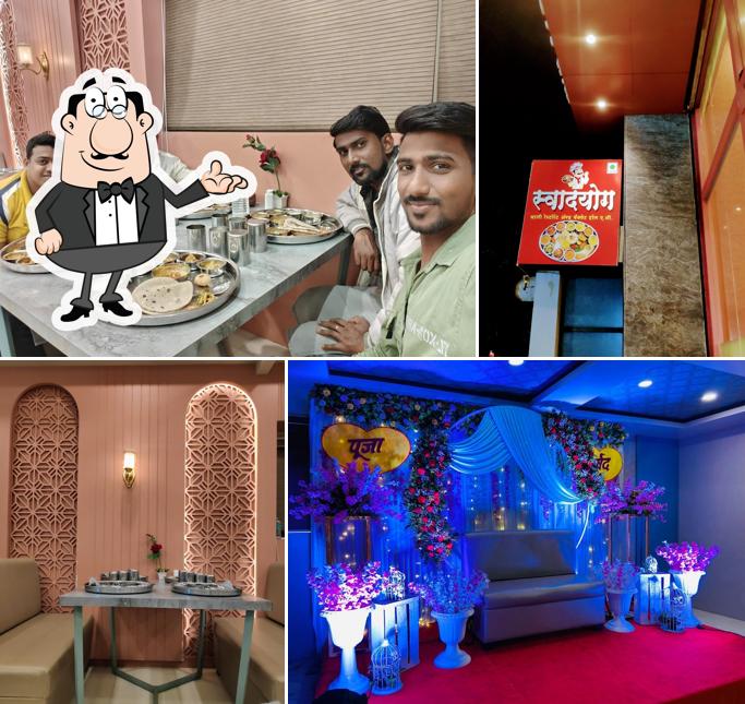 The interior of Swadyog Thali Restaurant & Banquet Hall