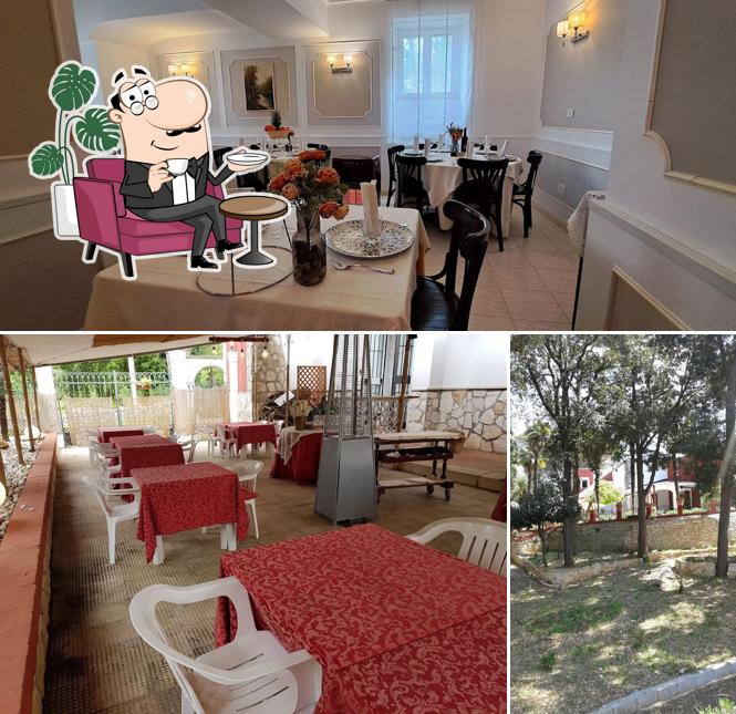 Gli interni di Villa Bacco