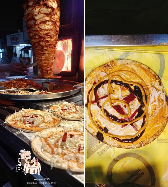 Food at King Shawarma