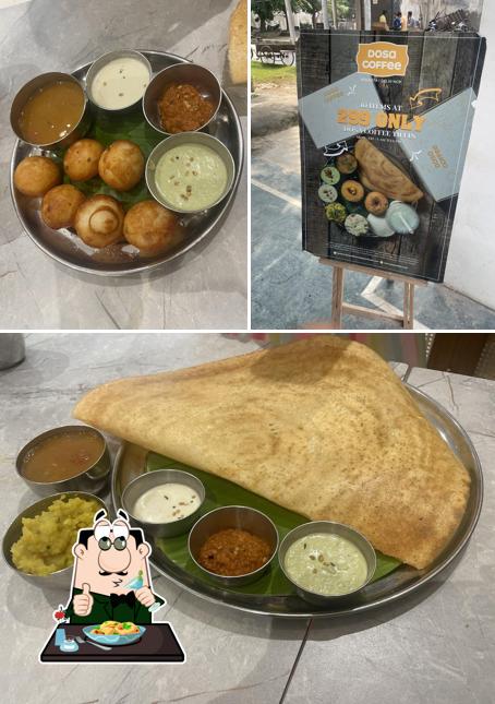 Food at Dosa coffee sector 15 faridabad