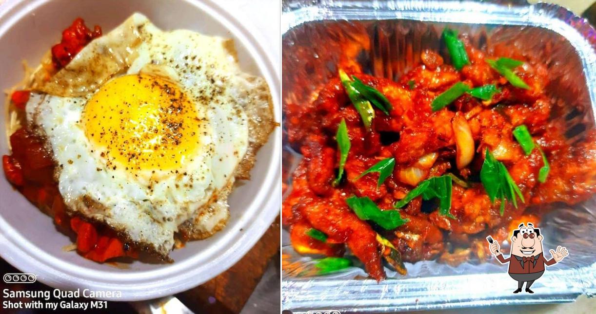 Food at RESTO (Fast food corner)