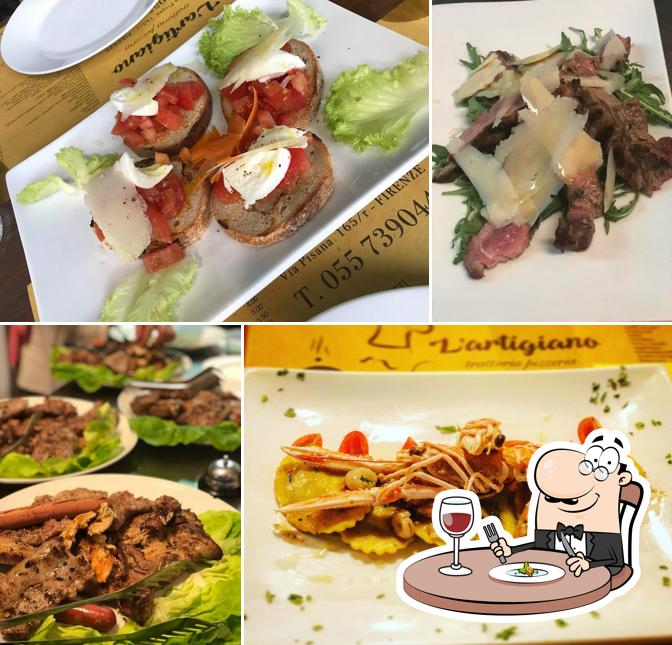 Platti al L’artigiano Trattoria pizzeria