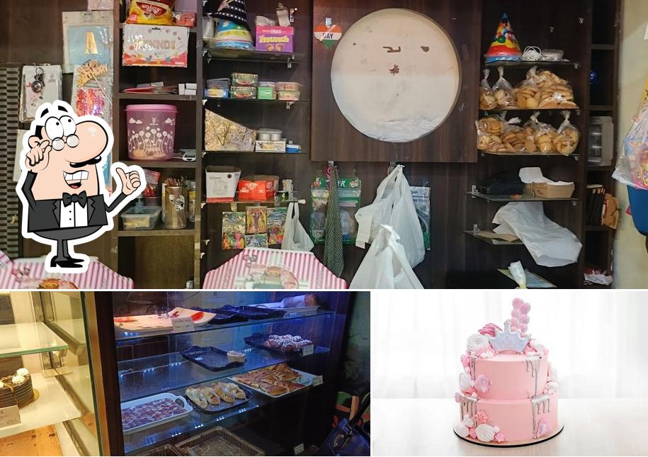 Check out the picture showing interior and food at Hot Dessert Cafe & Bakery