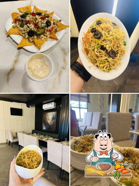 Spaghetti bolognese at Barsana Pure Veg Restaurant