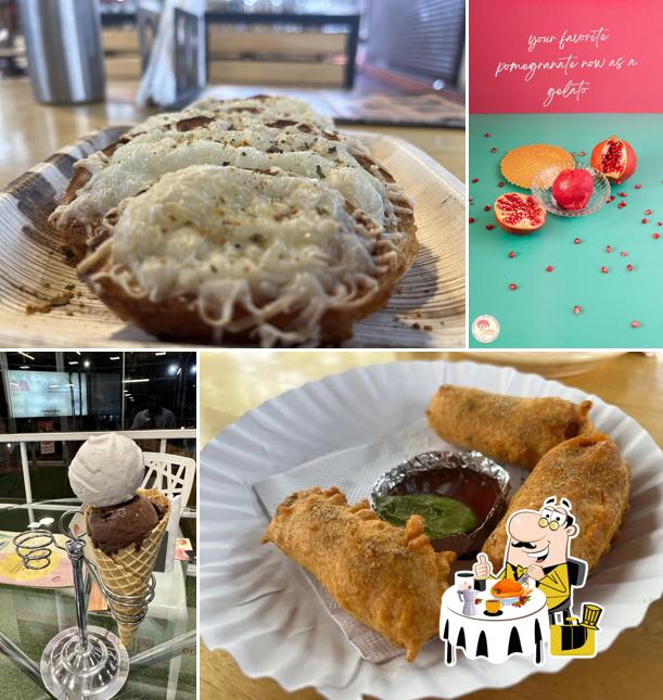 Food at Corner@58 - Gelato Ice Cream & Tea