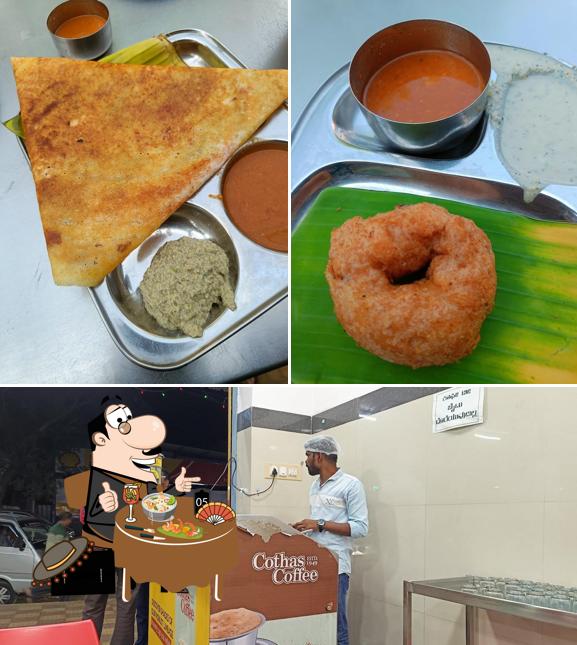 The restaurant's food and exterior