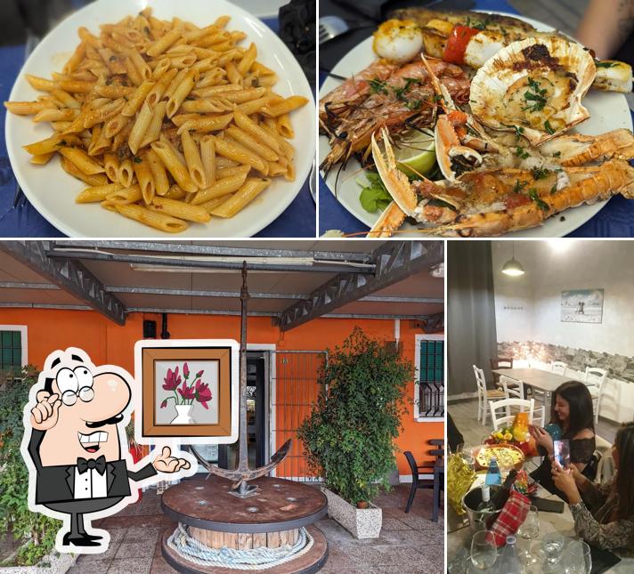 La immagine di interni e cibo da Circolo L'Ancora