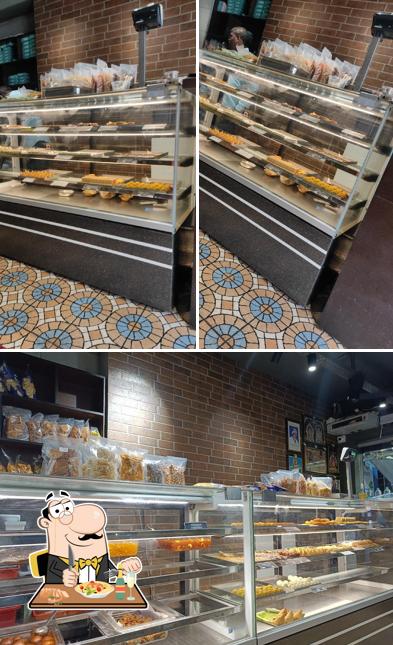 The image of food and interior at Sri Amirthas Pure Veg Hotel