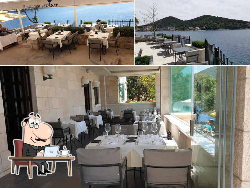 Gli interni di Levanat