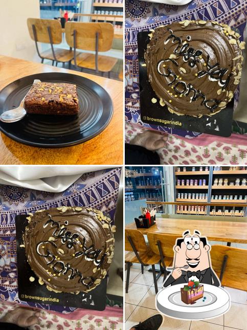 Chocolate cake at Brown Sugar
