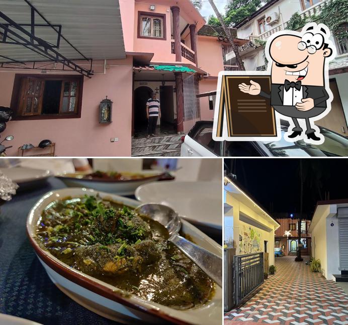 The photo of Henry's Place’s exterior and food