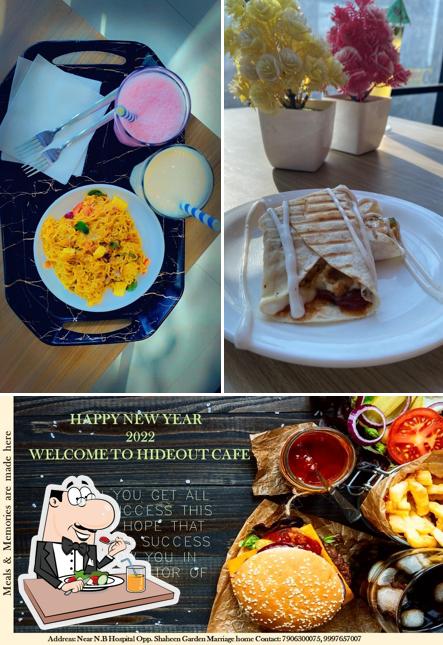 Meals at Hide out cafe