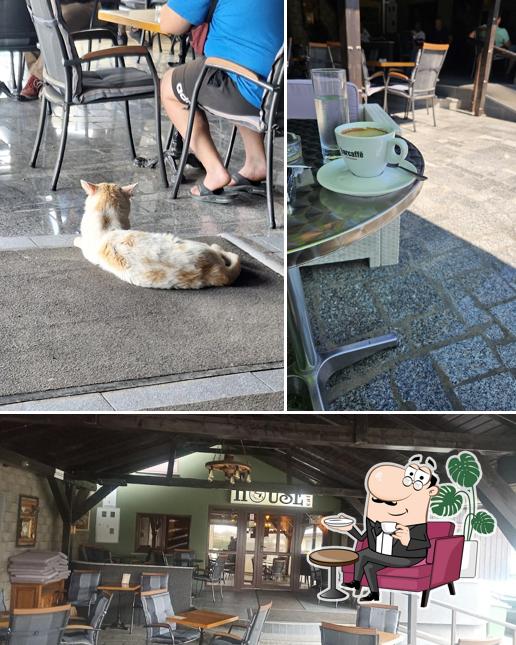 Gli interni di House Caffe