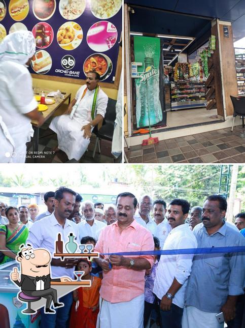 Take a seat at one of the tables at Orchid Bakes