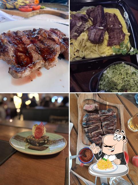 Espaguete carbonara em Açougue Do Berg