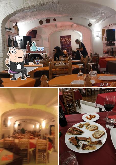 Gli interni di Andy Osteria