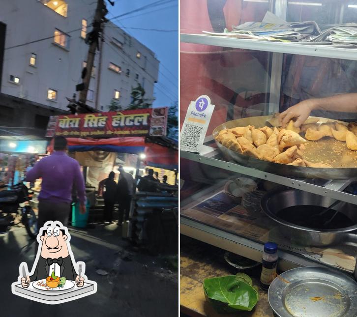 Food at Borasingh Samosa