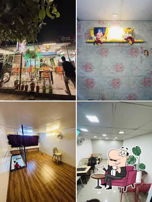The interior of Krishna refreshment &veg Chinese