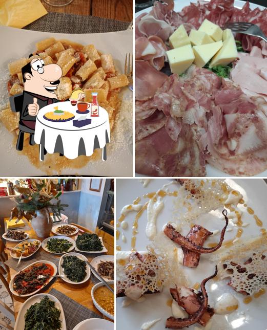 Piatto di formaggi al Trattoria Locanda Cicerone