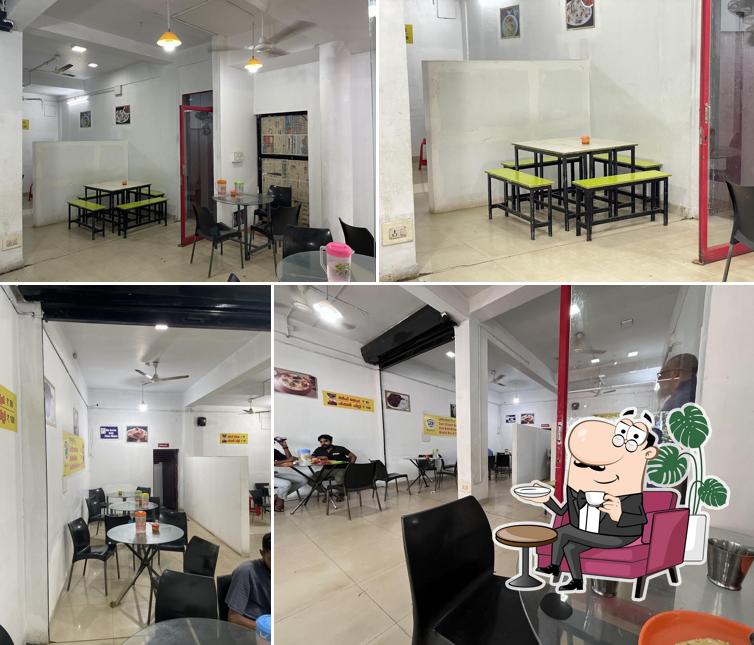 The interior of 5 Guyz Biriyani Hub