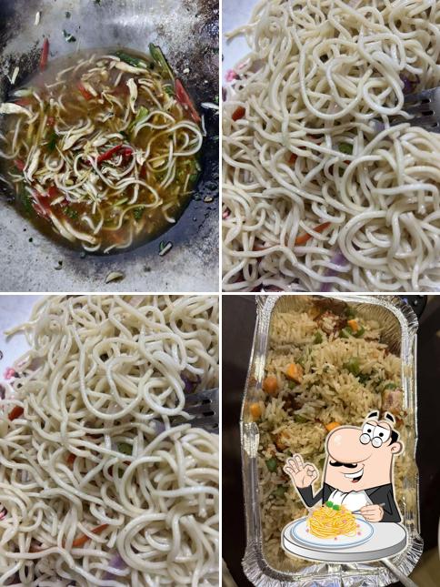 Spaghetti carbonara at Hangry Dragon