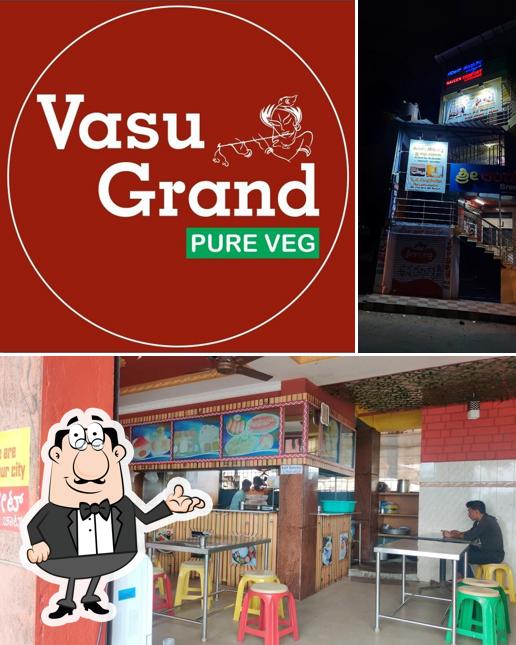 The interior of Hotel Vasu Grand