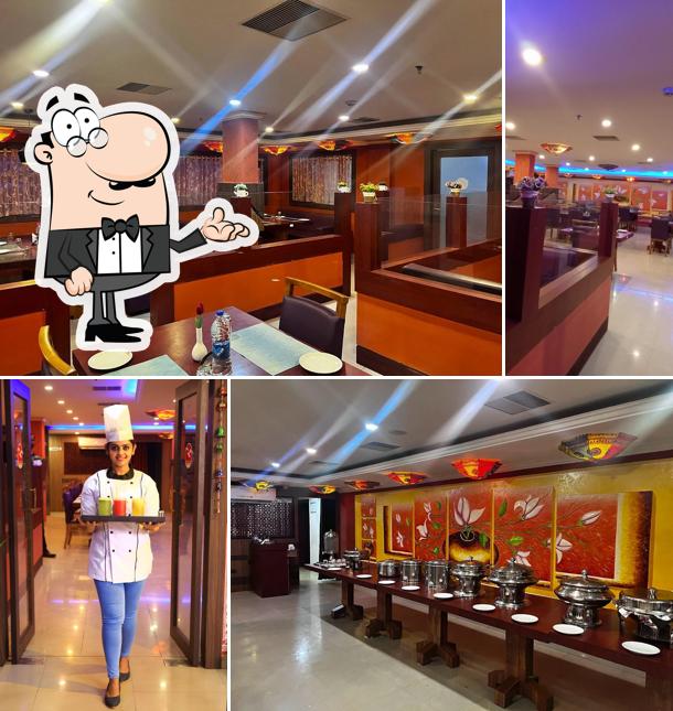 The interior of Sarangi restaurant