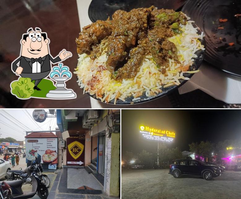 Hyderabad Chefs is distinguished by exterior and food