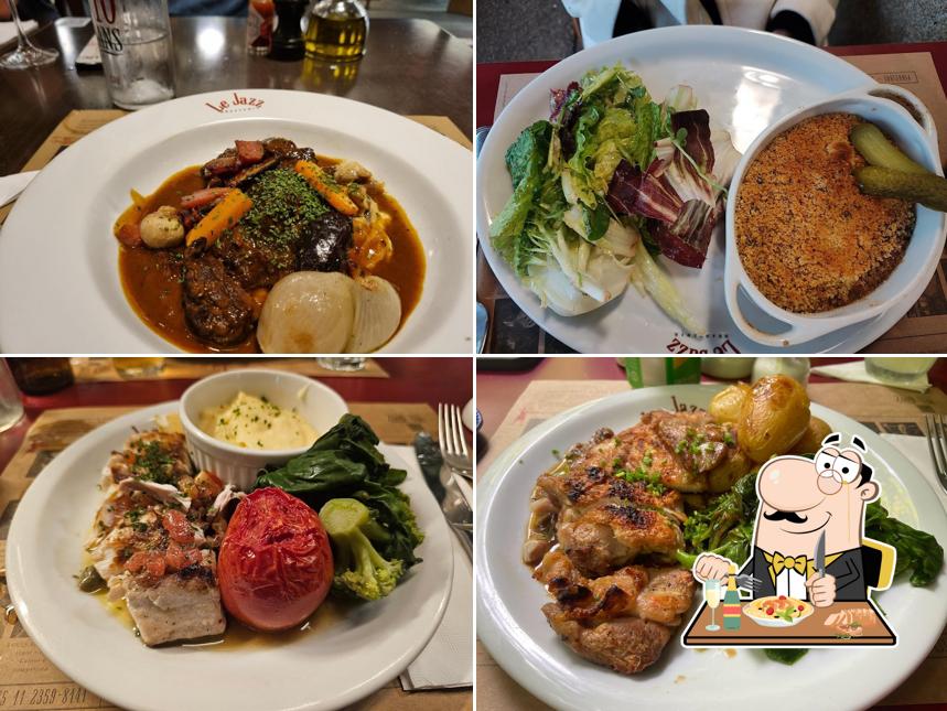 Platos en Le Jazz Brasserie