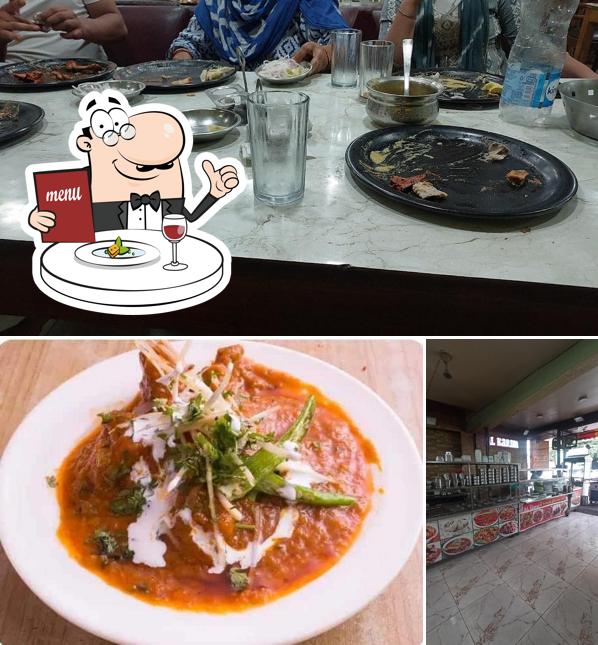 Food at Al Karim family restaurant