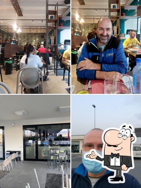 Gli interni di Station Cafè