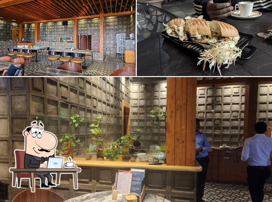 Among different things one can find interior and food at Hotel AFC (Ayojan Food Creations)
